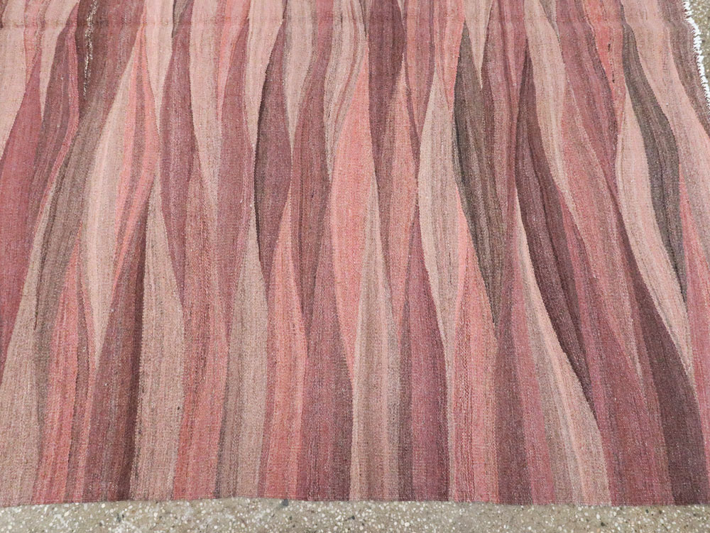 Modern Turkish Flatweave, No.28126 - Gsblank