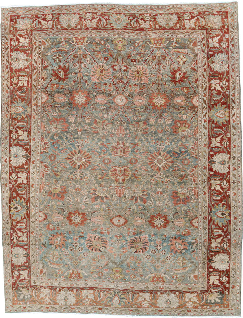 Antique Persian Sarouk Carpet, No.28132 - Gsblank