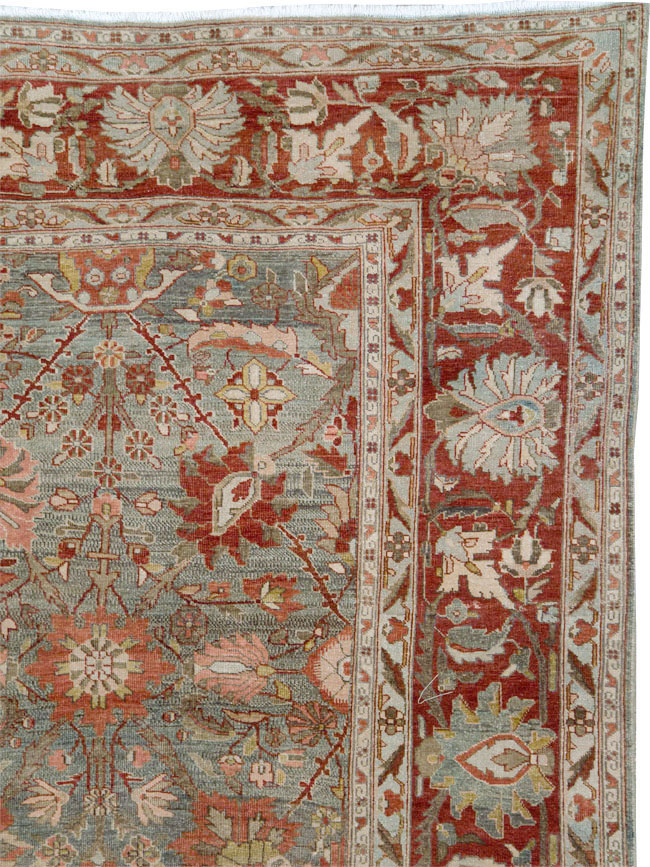 Antique Persian Sarouk Carpet, No.28132 - Gsblank