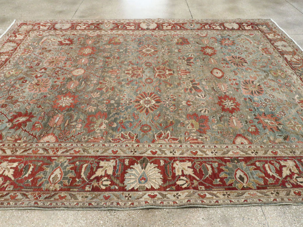 Antique Persian Sarouk Carpet, No.28132 - Gsblank