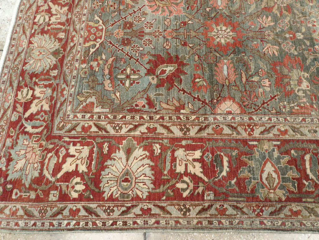 Antique Persian Sarouk Carpet, No.28132 - Gsblank