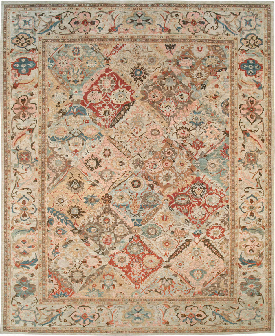 Modern Persian Sultanabad Oversize Carpet, No.28144 - Gsblank