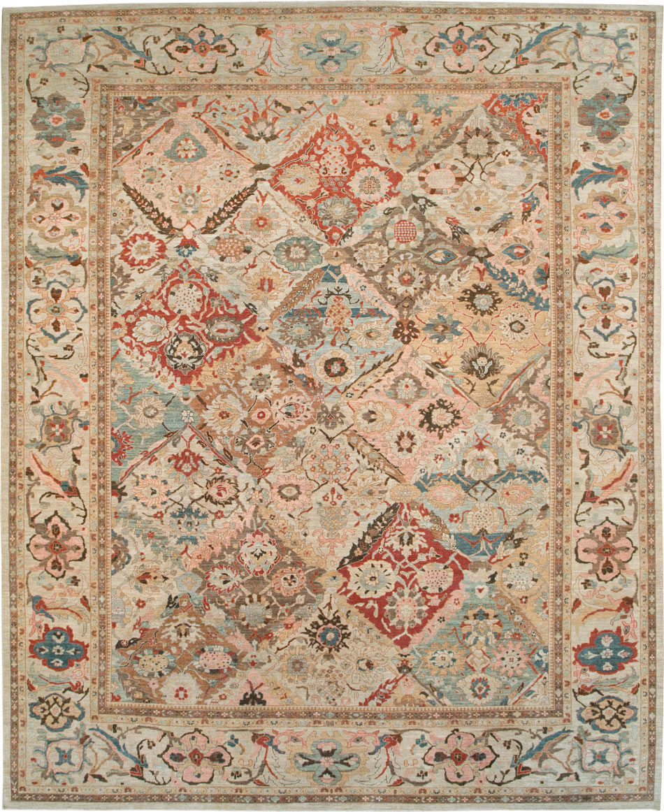 Modern Persian Sultanabad Oversize Carpet, No.28144 - Gsblank