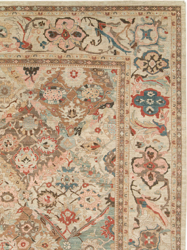 Modern Persian Sultanabad Oversize Carpet, No.28144 - Gsblank