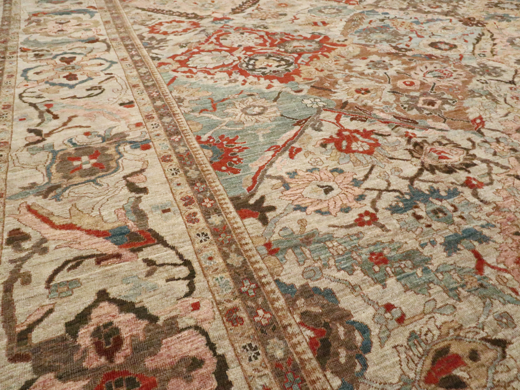 Modern Persian Sultanabad Oversize Carpet, No.28144 - Gsblank