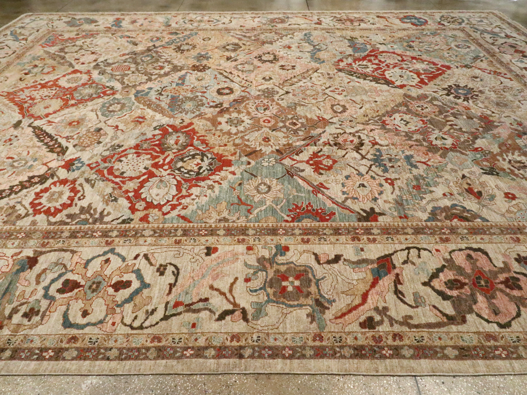 Modern Persian Sultanabad Oversize Carpet, No.28144 - Gsblank