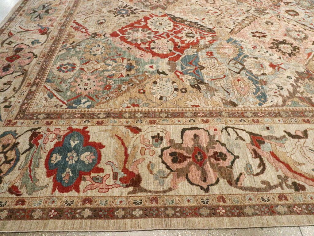 Modern Persian Sultanabad Oversize Carpet, No.28144 - Gsblank