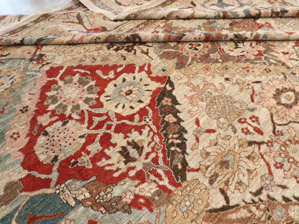 Modern Persian Sultanabad Oversize Carpet, No.28144 - Gsblank