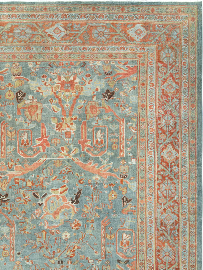 Antique Persian Mahal Oversize Carpet, No.28149 - Gsblank