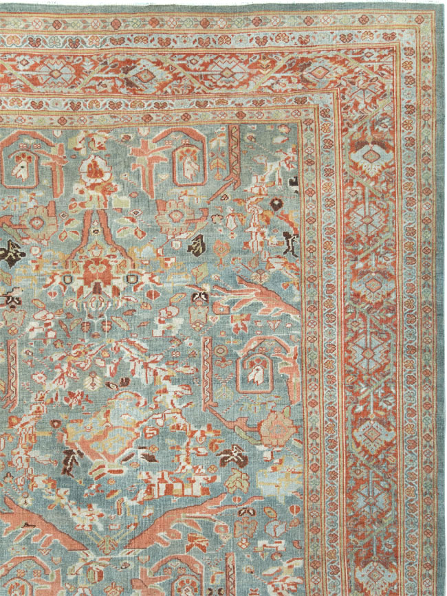 Antique Persian Mahal Oversize Carpet, No.28149 - Gsblank