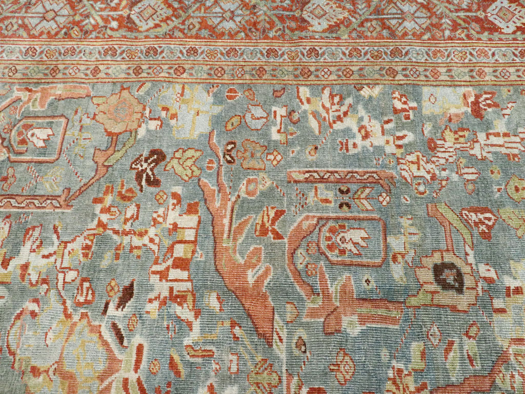 Antique Persian Mahal Oversize Carpet, No.28149 - Gsblank