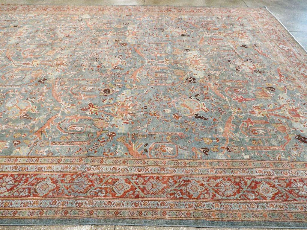 Antique Persian Mahal Oversize Carpet, No.28149 - Gsblank