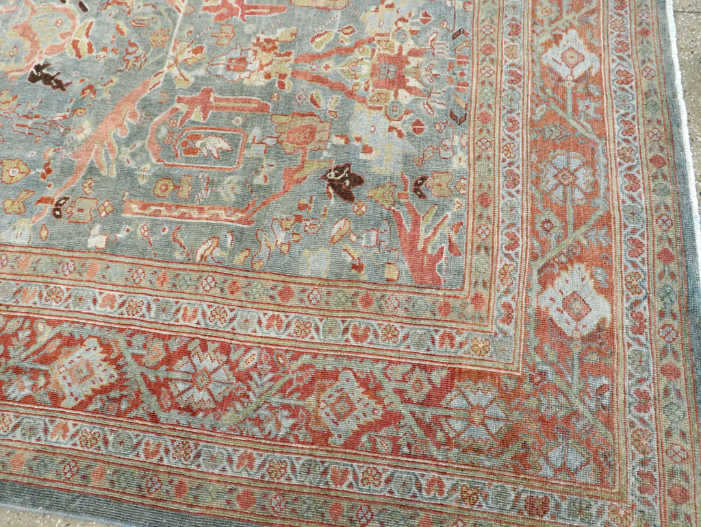Antique Persian Mahal Oversize Carpet, No.28149 - Gsblank