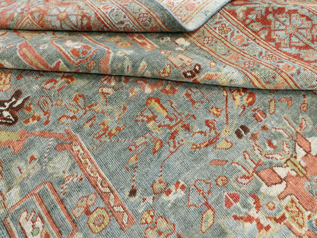 Antique Persian Mahal Oversize Carpet, No.28149 - Gsblank