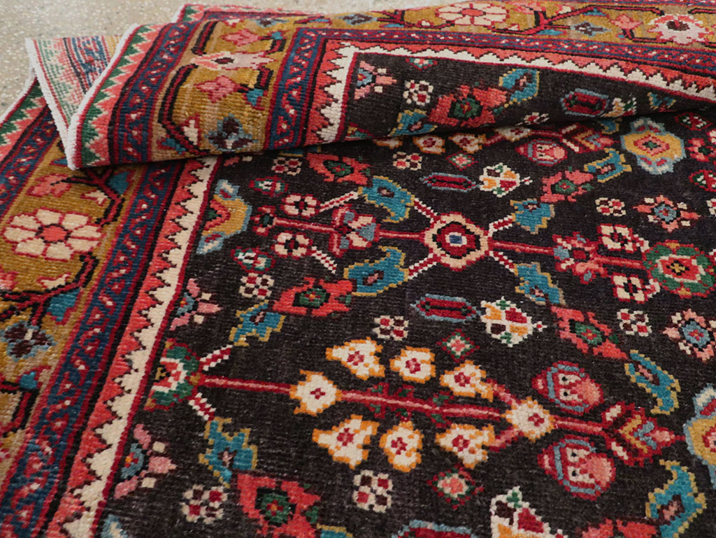 Vintage Persian Hamadan Gallery Rug, No.28155 - Gsblank