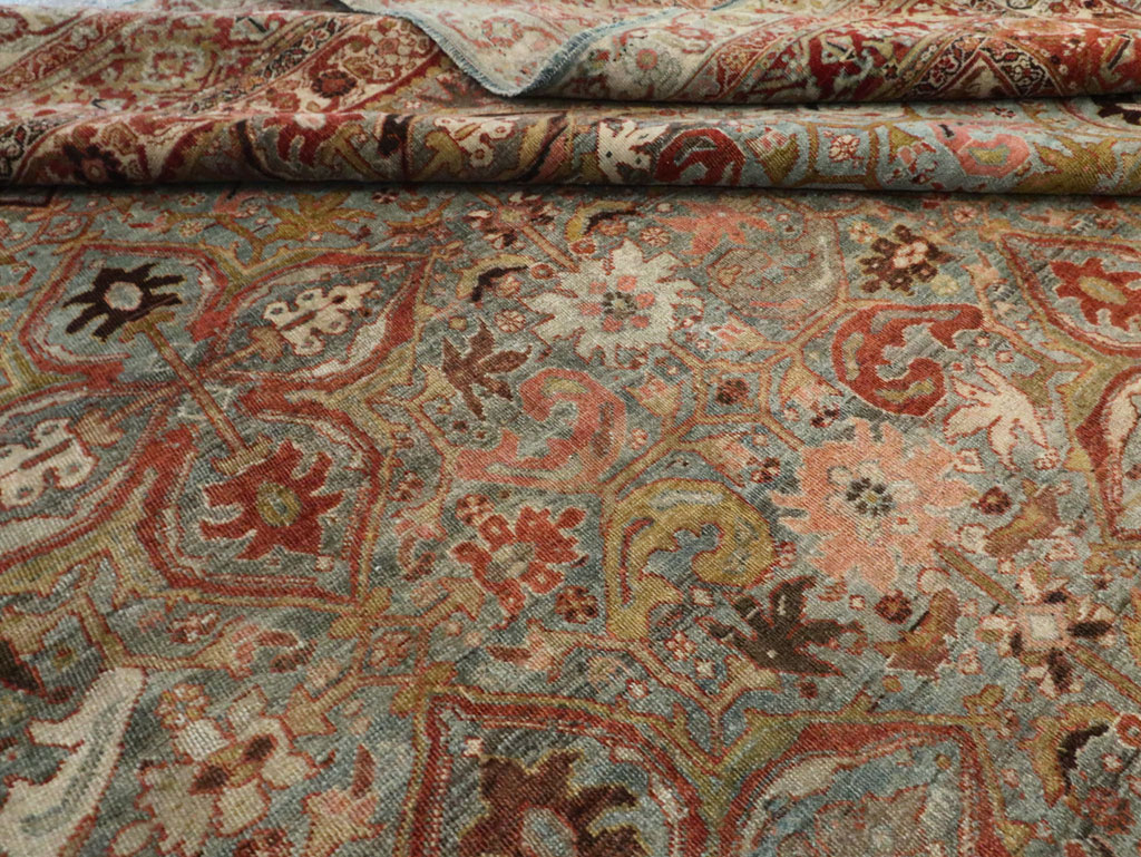 Antique Persian Bidjar Large Room Size Carpet, No.28160 - Gsblank