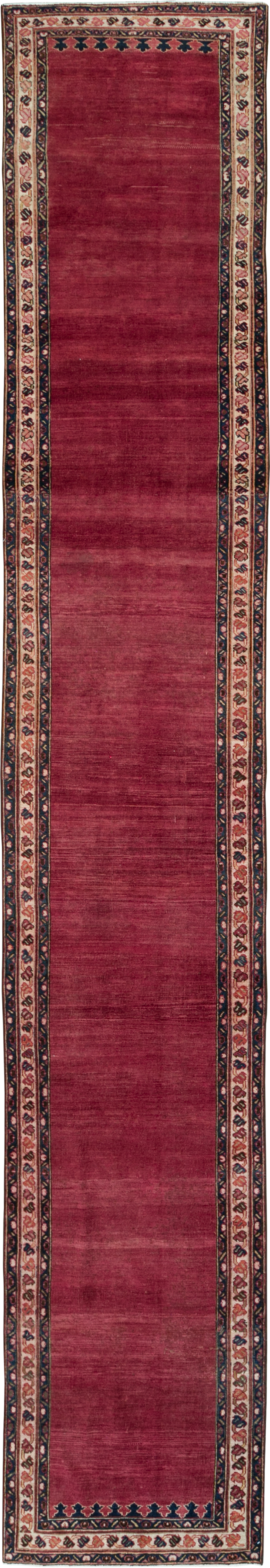 Vintage Persian Mahal Long Runner, No.28162 - Gsblank