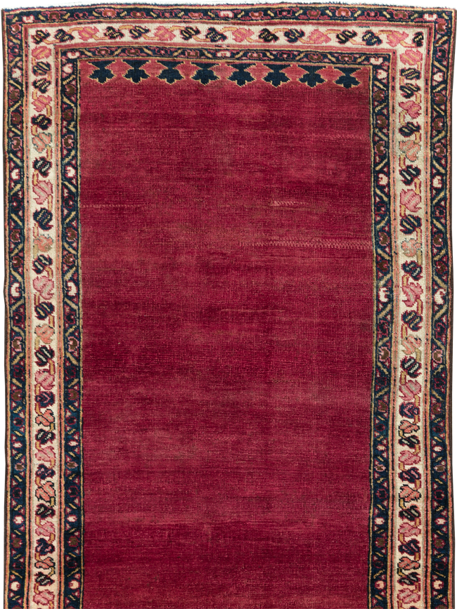 Vintage Persian Mahal Long Runner, No.28162 - Gsblank