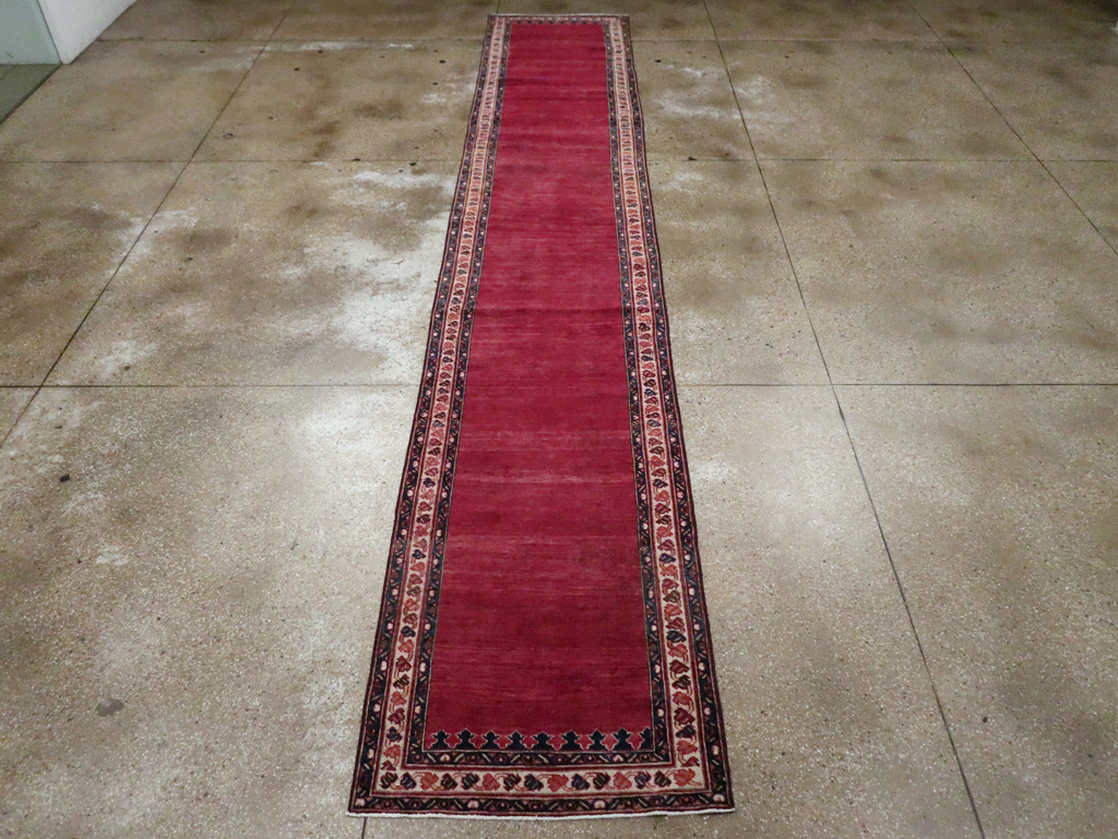 Vintage Persian Mahal Long Runner, No.28162 - Gsblank