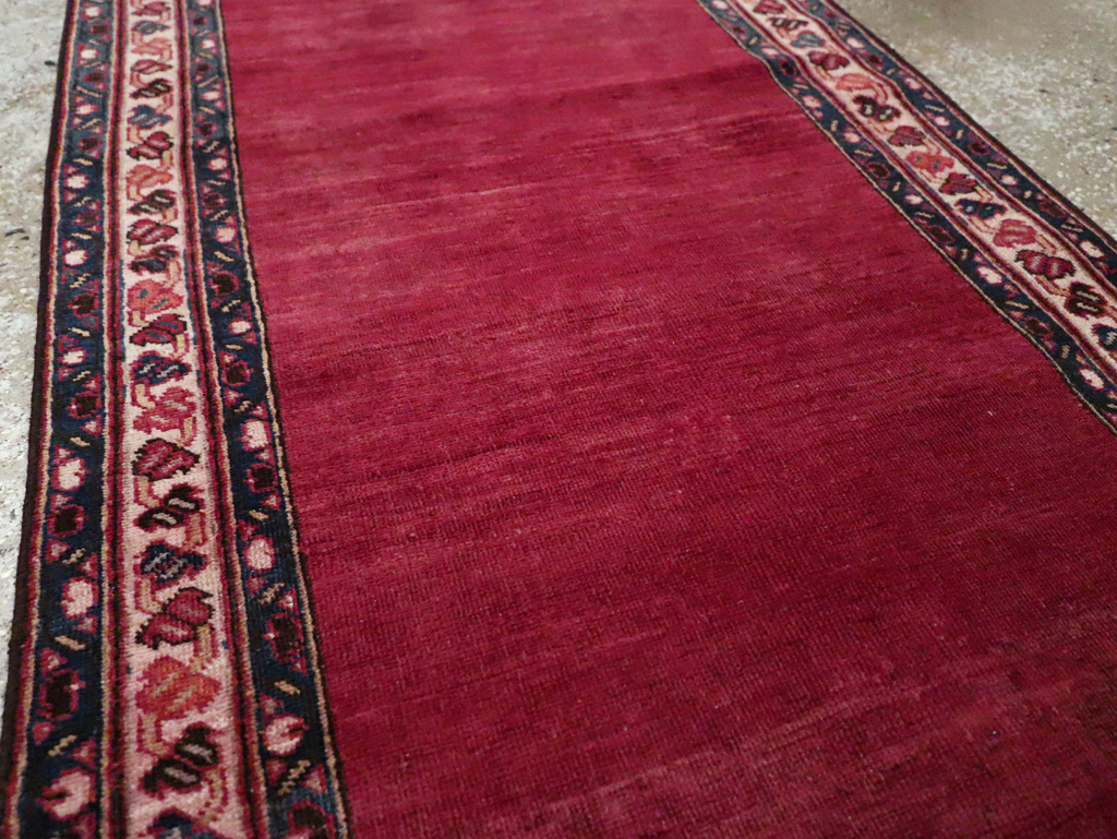 Vintage Persian Mahal Long Runner, No.28162 - Gsblank