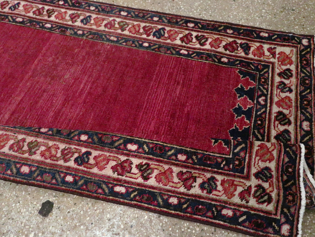 Vintage Persian Mahal Long Runner, No.28162 - Gsblank