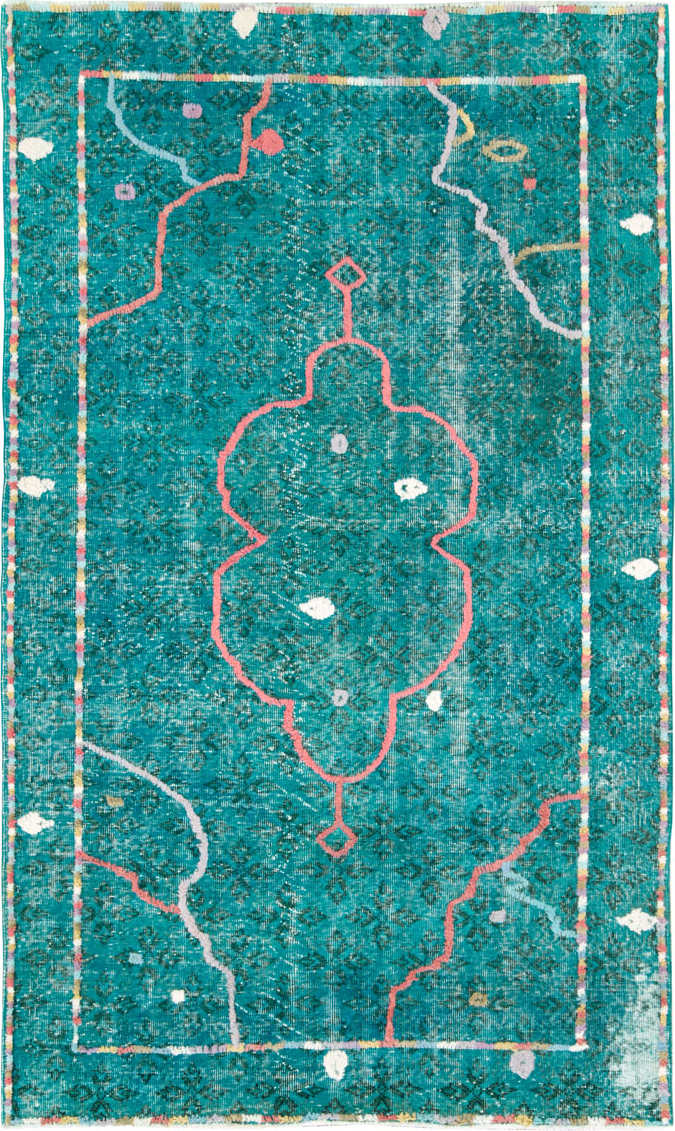 Modern Turkish Folk Rug, No.28169 - Gsblank