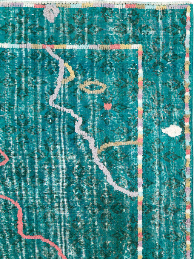 Modern Turkish Folk Rug, No.28169 - Gsblank