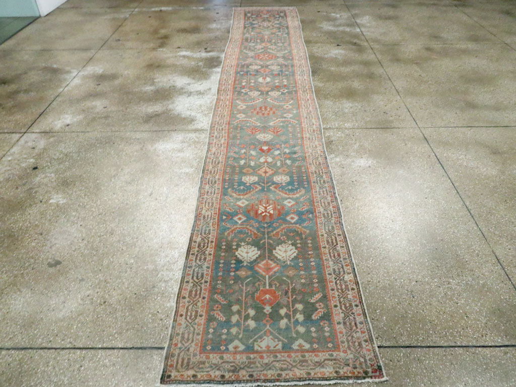 Vintage Persian Malayer Long Runner, No.28171 - Gsblank