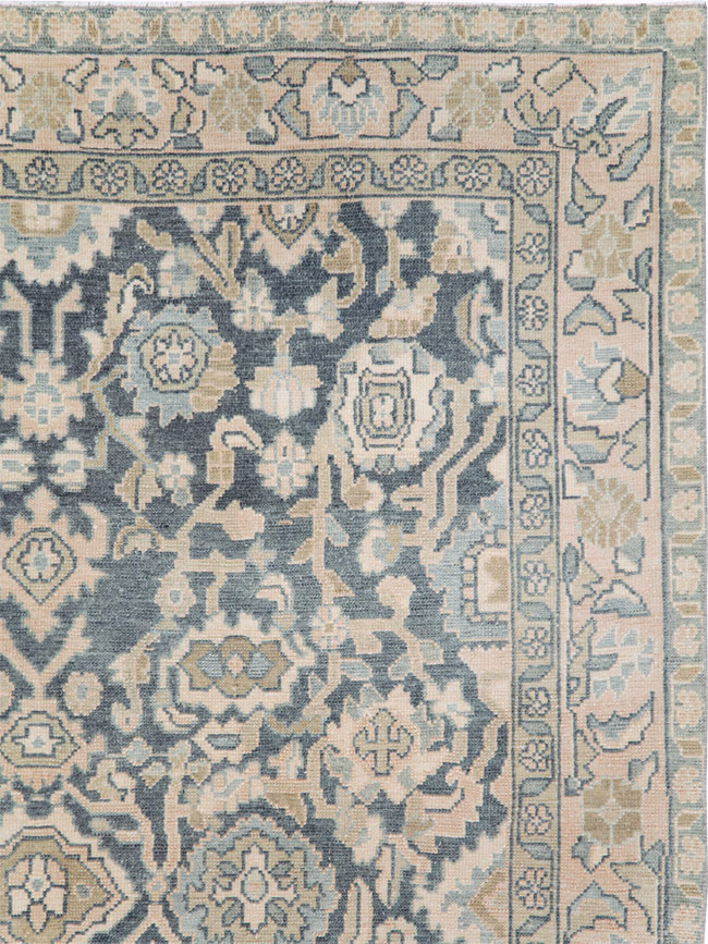 Vintage Persian Malayer Wide Gallery Runner, No.28174 - Gsblank