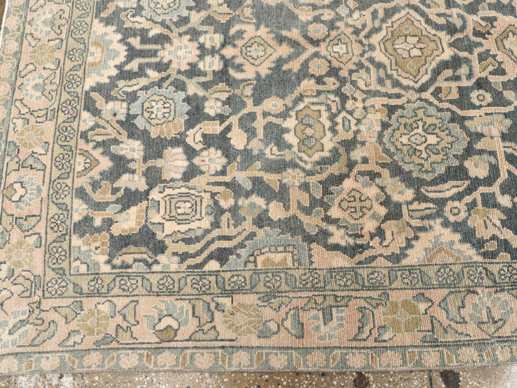 Vintage Persian Malayer Wide Gallery Runner, No.28174 - Gsblank