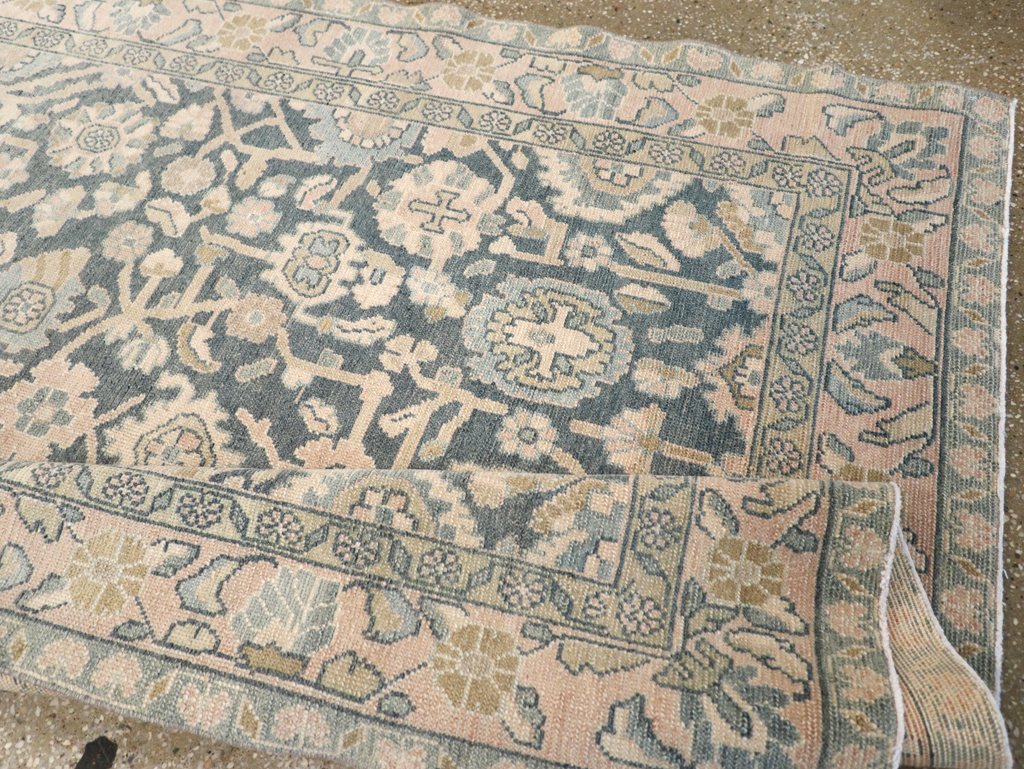 Vintage Persian Malayer Wide Gallery Runner, No.28174 - Gsblank