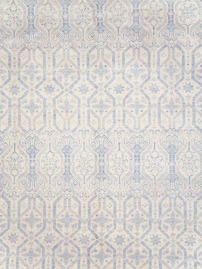Spanish Cuenca Inspired Contemporary Turkish Room Size Carpet, No.28175 - Gsblank