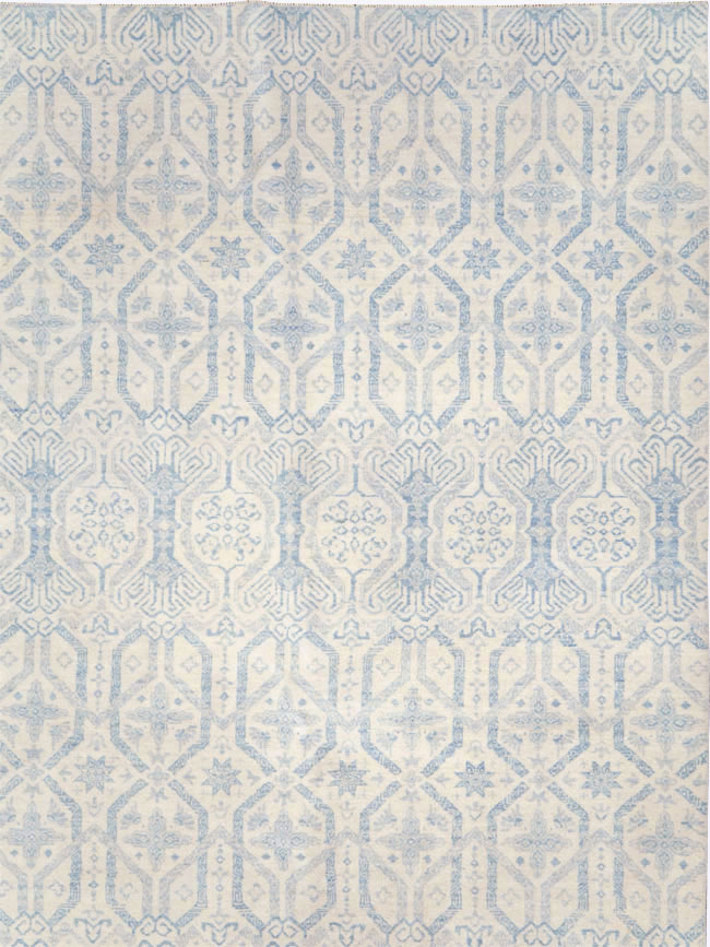Spanish Cuenca Inspired Contemporary Turkish Room Size Carpet, No.28175 - Gsblank