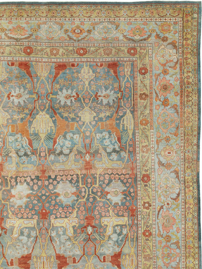 Antique Persian Bidjar Carpet, No.28177 - Gsblank