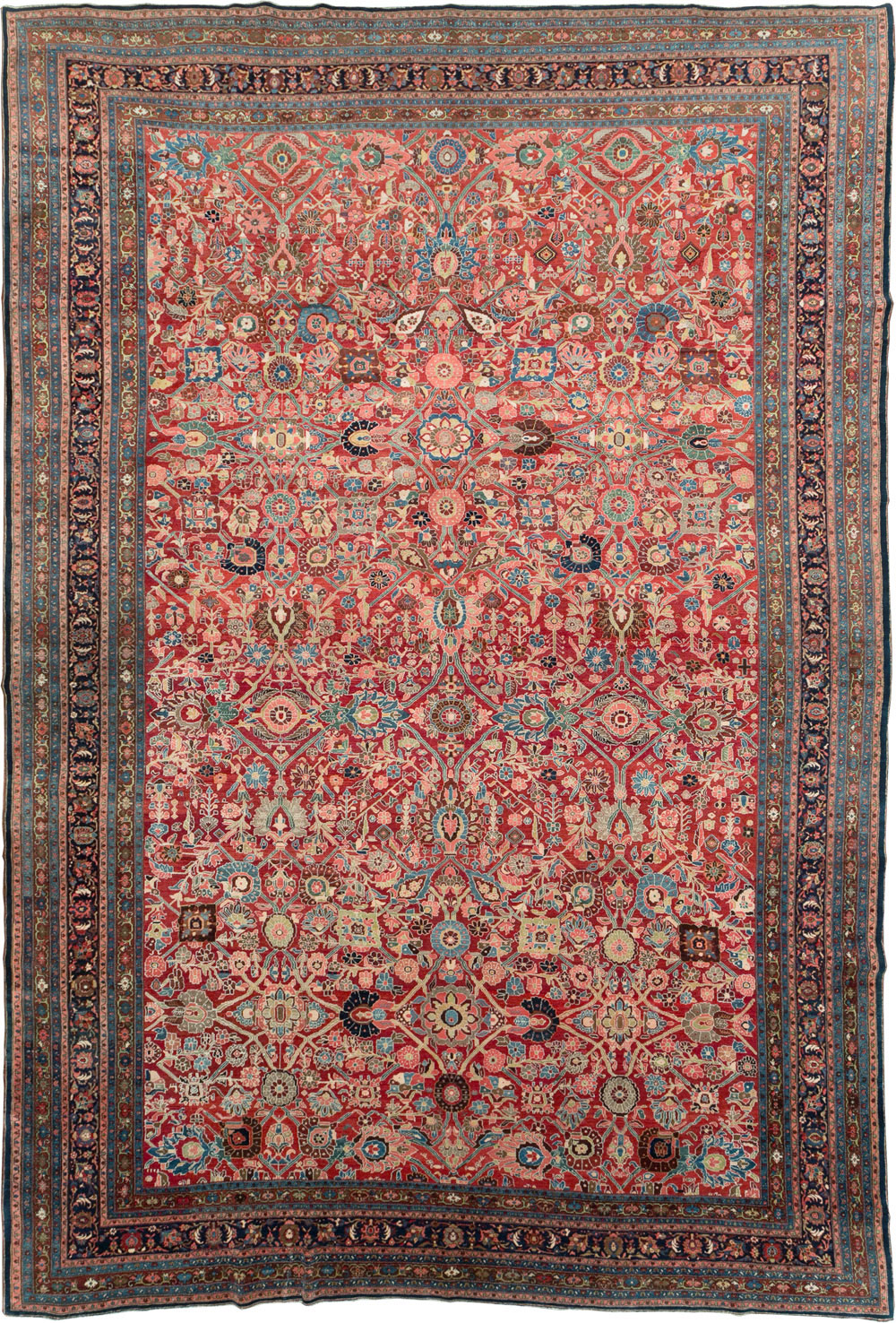 Antique Persian Bidjar Oversize Carpet, No.28178 - Gsblank