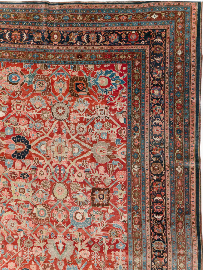Antique Persian Bidjar Oversize Carpet, No.28178 - Gsblank