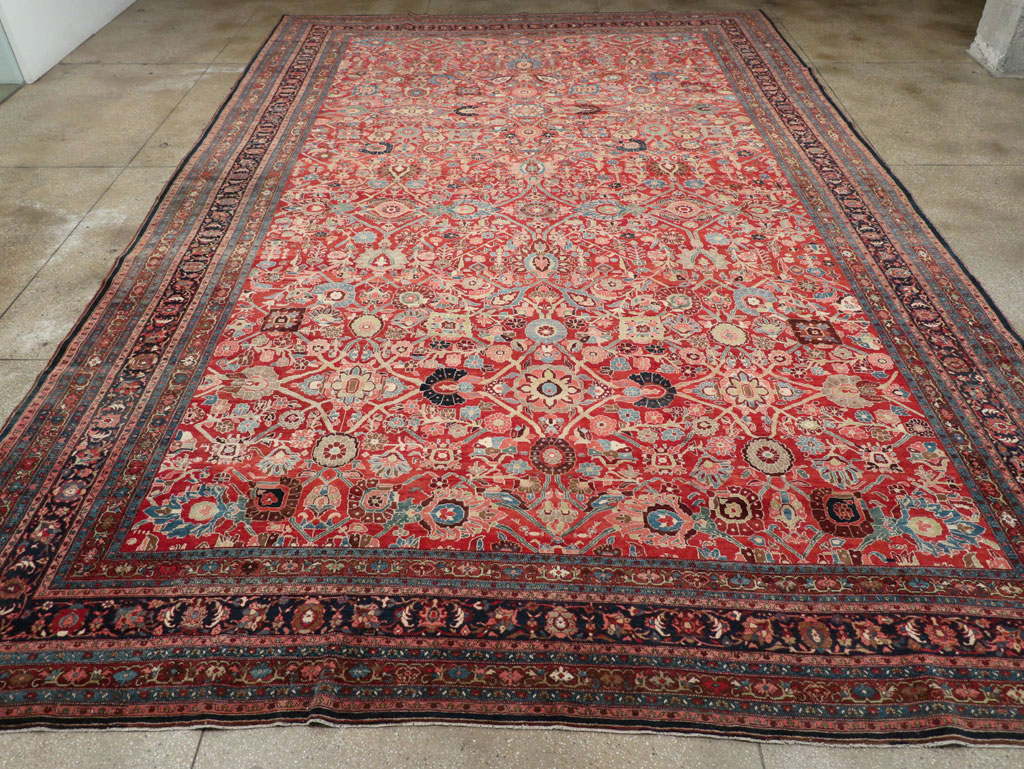 Antique Persian Bidjar Oversize Carpet, No.28178 - Gsblank