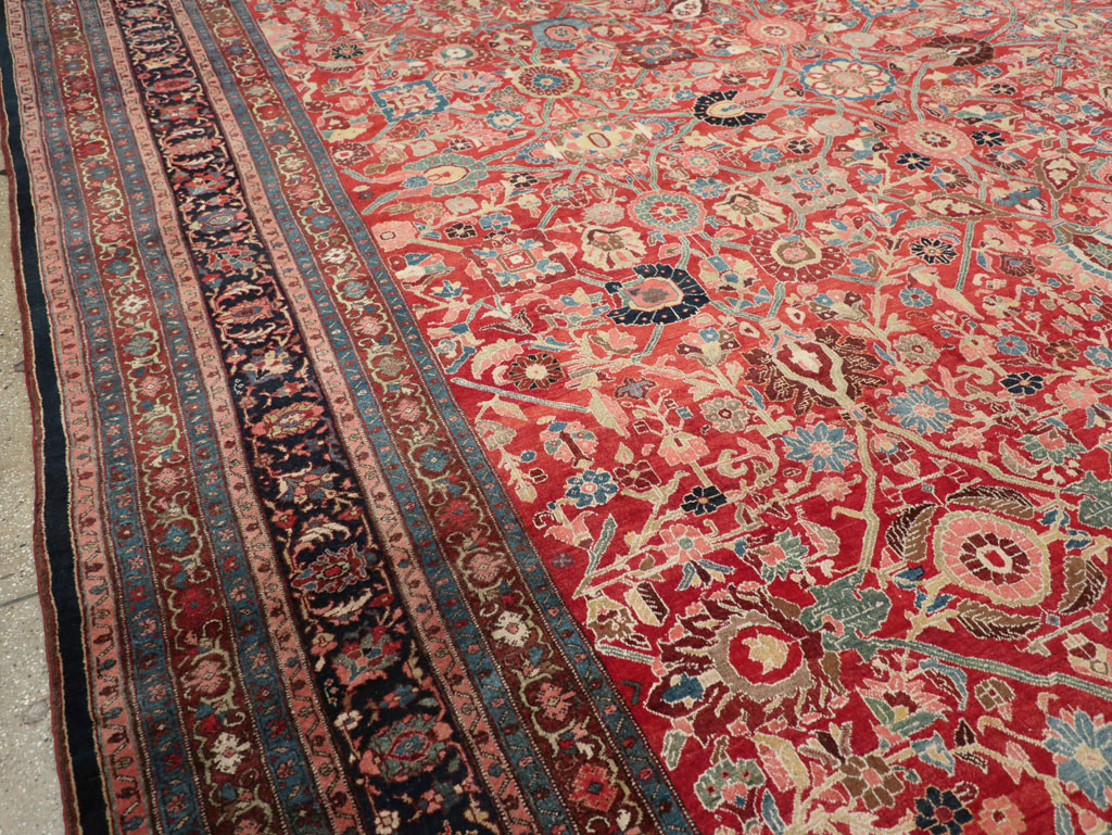 Antique Persian Bidjar Oversize Carpet, No.28178 - Gsblank