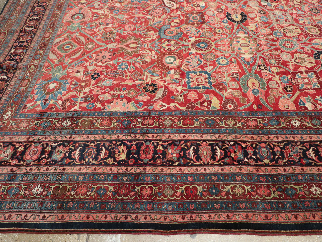 Antique Persian Bidjar Oversize Carpet, No.28178 - Gsblank