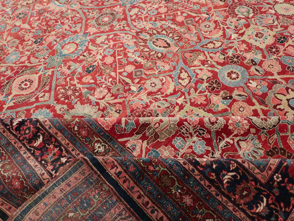 Antique Persian Bidjar Oversize Carpet, No.28178 - Gsblank