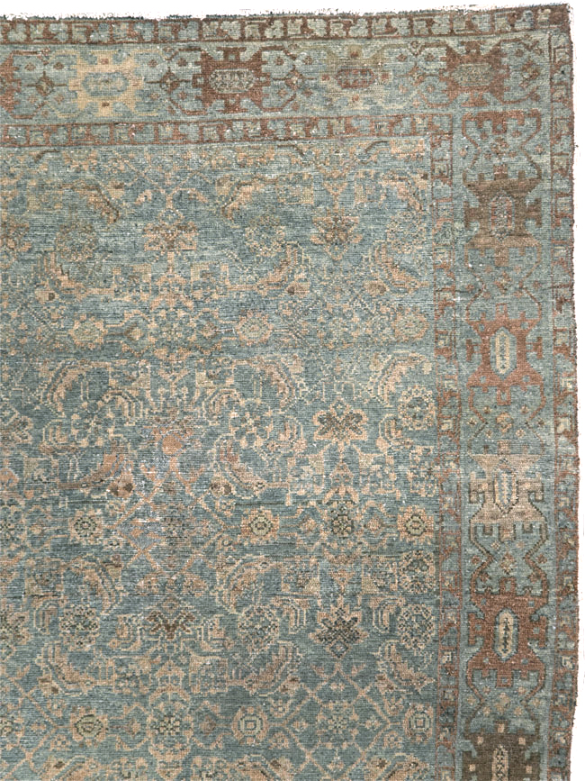 Antique Persian Malayer Accent Rug, No.28179 - Gsblank