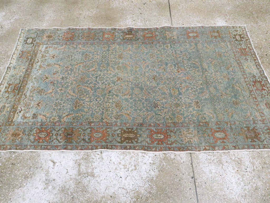 Antique Persian Malayer Accent Rug, No.28179 - Gsblank