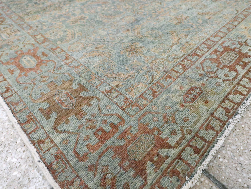 Antique Persian Malayer Accent Rug, No.28179 - Gsblank