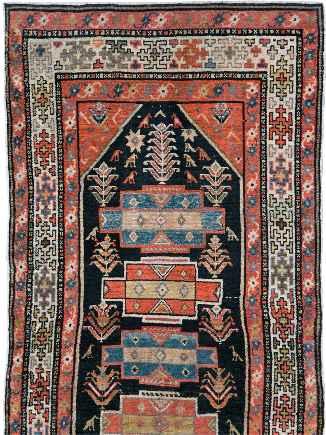 Antique Persian Kurd Runner, No.28180 - Gsblank