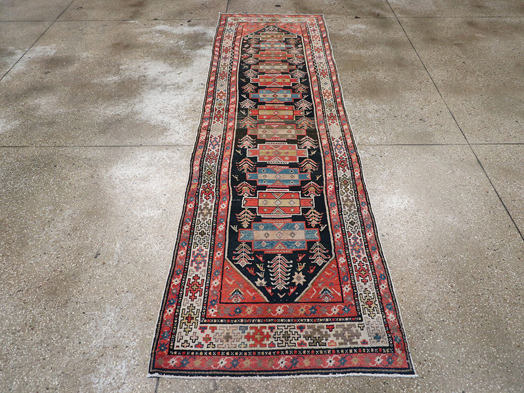 Antique Persian Kurd Runner, No.28180 - Gsblank