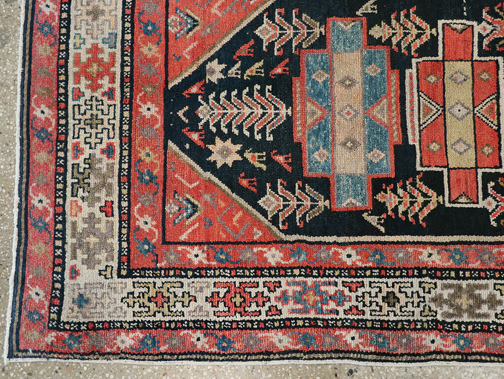 Antique Persian Kurd Runner, No.28180 - Gsblank