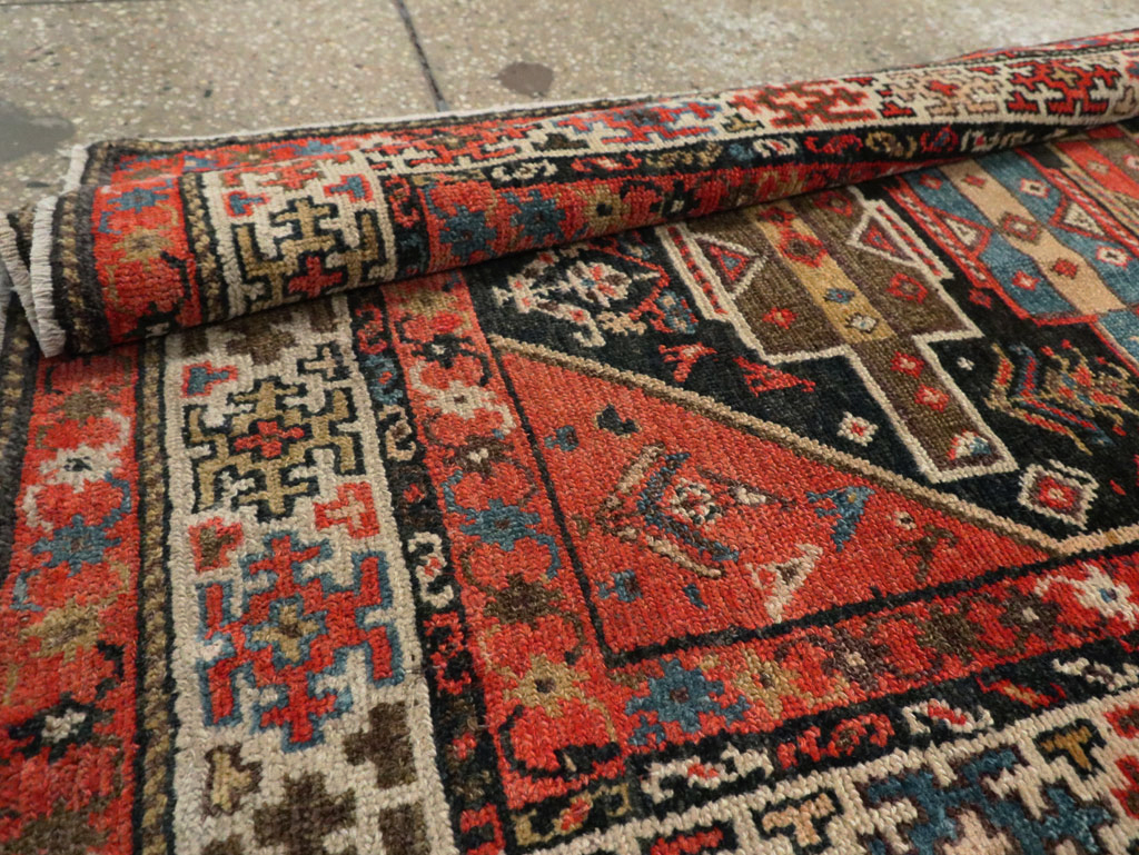 Antique Persian Kurd Runner, No.28180 - Gsblank