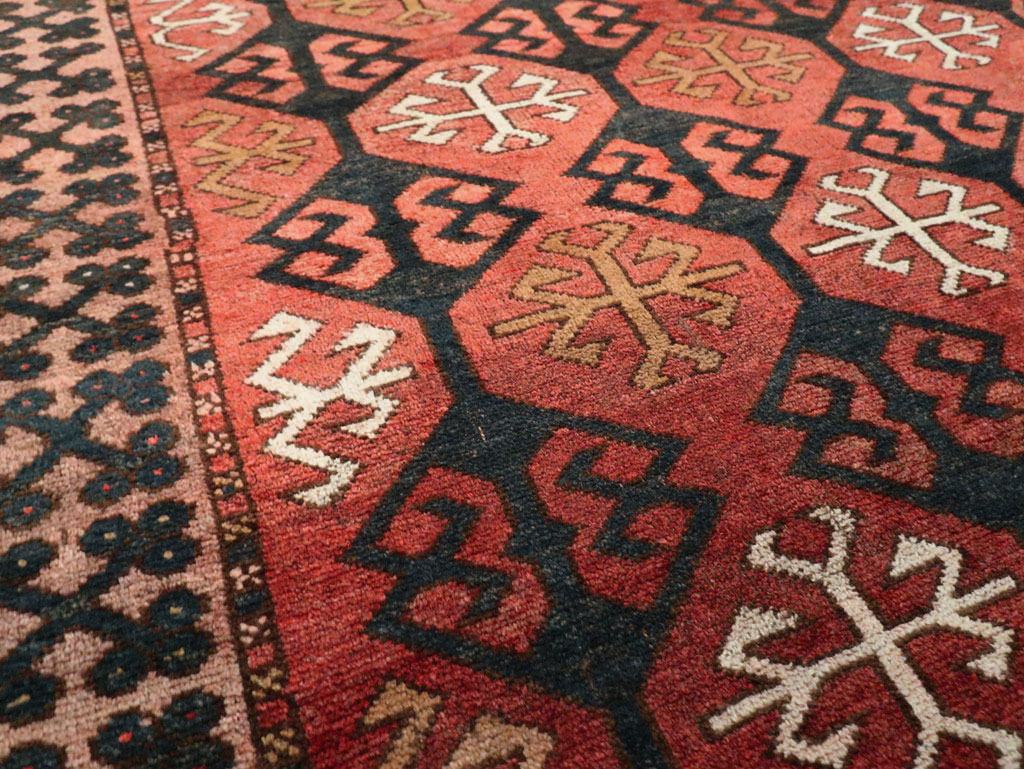 Vintage Kirghiz Gallery Carpet, No.28182 - Gsblank