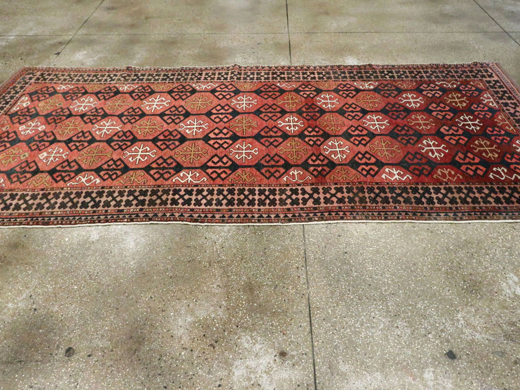 Vintage Kirghiz Gallery Carpet, No.28182 - Gsblank