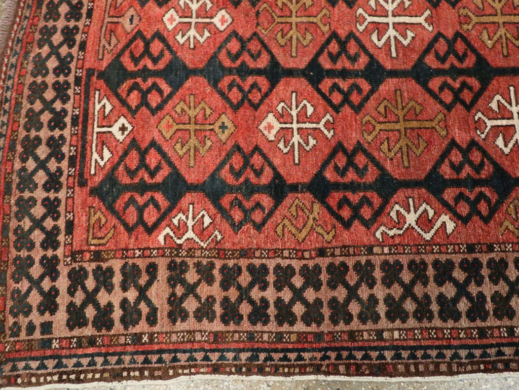 Vintage Kirghiz Gallery Carpet, No.28182 - Gsblank